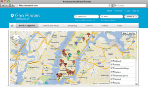 Geo Places thème wordpress localisation