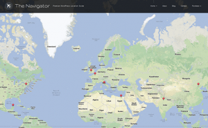 The Navigator theme WordPress avec Carte Geolocalisation